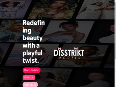 a beauty disstrikt join met model playful redefin twist us with
