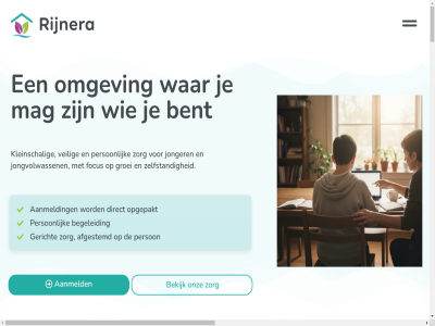 +31 0 11275830 2026 41549906 6 98181866 aanmeld afgestemd agb all avg/gdpr begeleid bekijk bent compliant contact dienstverlen direct focus gericht groei groep hom info@rijnera.nl it jonger jongvolwassen kleinschal kvk mag mbk mbk-it navigatie omgev ontwikkeld onz opgepakt person recht rijnera veilig voorbehoud war websit werk wij zelfstand zorg