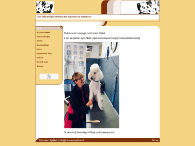 aangeslot abhb afsprak algemen bedrijf belangenveren geopend hom homepag hond info@trimsalonspikkel.nl salon spikkel toiletter trimsalon vrijdag welkom woensdag