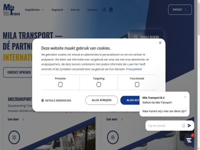 +31 0 1 137 198 2 2026 2050 24 24/7 3 30 4.5 44 4847db 68464363 7 76 accepter adres advertentie advertenties af afgeleverd aflever afwijz analysepartner analyser avc b.v bederf bedrijfsgegeven bent bereik bericht betrouw beveiligd biedt binn breda btw by certificer chauffeur cmr combiner contact contactformulier contactgegeven contractvervoer cookies copyright cws dag de del detail deur dev dienst din document duitsland elk europa frankrijk full functionel gat gebied gebruik geconditioneerd gecontroleerd gev gewenst goeder googl grag hal hand hen iban info@milatrans.nl informatie inhoud initial initial-cw inslag international juist kaig kies klant koeltransport koerier koeriersdienst korteweg kvk kwaliteit les lever levert lsv maakt market mila minut moet mogelijk naast nachttransport nam nederland next niwo nl857456362b01 nl98ingb0006424118 nodig nou onderdel onlin ontvanger ontvangt onverwacht onz oosterhoutseweg opnem opslag pakketj pallet partner per person personaliser plat prestatie prev privacybeleid privacyverklar rest review rout rs seo servic sit snel snelheid sneltransport speerpunt spoed spoedzend stat talk target temperatur teter tijd tijdstip transport uur vacatures vakkund vast verker verred verschill verstrekt vertrekt vervoer vervoerd verzameld verzorg volgen voordel voorwaard vracht wagenpark we websit weergev wek wij wilt zegg zending zoek zorg