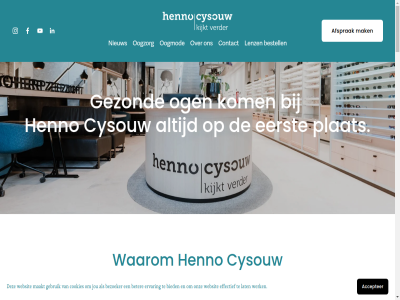 accepter afsprak bestell beter bezoeker bied contact cookies cysouw eerst effectief ervar gebruik gezond henno jou kom lat lenz maakt mak nieuw ogen onz oogmod oogzorg plat waarom websit werk