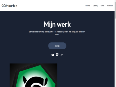 bekijk best contact detail editor freelanc galerij gam gameontwikkelar gdmaart hom oog project selectie sfer video video-editor videoproject werk