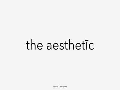 aesthetīc contact instagram the