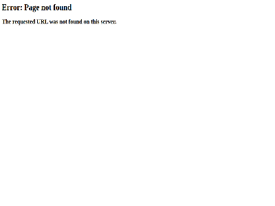 404 error found not on pag requested server the this url