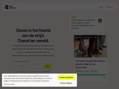 250 6 8 accepter afrika akkoord analytisch anoniem arts basisbehoeft bouw contact cookies daarnaast dankzij e e-mailadres ervar functionel fundamentel ga gebruik gebruikt geef-netwerk gef gev gever goed heetst hoogst hulp interventies intervention inzicht join jongetj kinder klompvoetjes krijg levensred mailadres medisch meerder meld mwanza netwerk nieuw nod nodig onz operatie operaties overal plaats precies privacyverklar rapid s sluit snelst strijd tanzania tanzaniaan ter toestel uitvoer updat veilig verbeter verbind voorzien vull war we websit weiger wek wereld werk