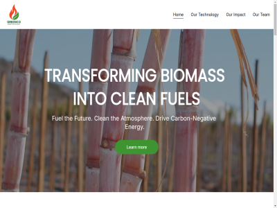 atmospher bio bio-ethanol biomas carbon carbon-negativ clean driv energy ethanol from fuel futur greenco hom impact into learn mor negativ our solar team technology the transform
