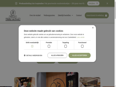 +31 0 1091 13 2025 250 467 5 5037 58 6 65 98828061 accepter afwijz algemen all ambacht ander assortiment b.v bekijk bestell bezoek bezorg bezorgd burgemeester contact cookiebeleid cookies cookieverklar detail elk en erv ervor evenement functionel gat gebak gebakjes gebruik gebruikerservar gebruikt geniet geschikt gesorteerd grag gram heerlijk horeca horecaondernemer info@patisseriewaltervanerven.nl informatie jar jarig jouw klaarstat kom kun kunt kvk lang lat lekker lekkernij les liefd maakt meest menukaart mogelijk moment mortelplein nodig noodzak ontdek onz openingstijd overeenstemm pak patisserie pk plat prestatie privacyverklar roomboterkoekjes september smakelijk standaard stemt strikt supermarkt t/m target tijd tilburg trakter twee vak vanaf verbeter verder verkooppunt vertal via vijftig voorwaard walter war we webshop websit weekaanbied weergev welkom wereld wij winkel worstenbroodjes zakelijk zorg