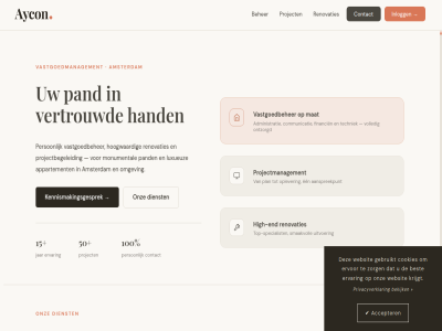 100 140 15 2026 50 70 a aanbested aandacht aangepakt aangetast aannemer aanpak aanpass aansluit aanspreekpunt aanvrag accepter achteruitgang actief administratie advies afdicht afgewerkt afstemm afwerk ambacht amsterdam amsterdam-zuid anticiper appartement appartementencomplex aycon b.v badkamer baksten balan balkon balkonrenovatie basis beethovenstrat begeleid begin beheerder beher behoud bekijk belang benader benodigd bepaalt beperk bereik bereikt bescherm beschik best beteken betonrenovatie betonschad betrok betrouw bewaakt bewaart bewez bewoner blijvend buitenveldert callcenter circa coating comfort communicatie concessies conform constructeur constructief constructies constructiev contact cookies coordinatie corrosie custom cv cv-installaties dagelijk dak dakbedek dakrenovatie dertig detail dezelfd diagnos dienst diepgaand dossieroverdracht draagmur drukproblem duurzam duurzamer eeghenstrat een eerst eetkamer efficient eigenar eind eindjes eis elk en end energiescan ergernis ernstig erom ervar ervor esthetisch ettemadi exclusief exclusiev familieappartement financien finish friss functionaliteit funder galerij gat gebruiker gebruikt gedateerd gehel geisoleerd geldend gemaakt genot georganiseerd gepland gerealiseerd gericht gerrit geschilderd gestript gestructureerd gestuct gevel gevelherstel gevoel gezin goed grag grondig grootschal hand handel hedendag hekwerk herenhuiz herstel herstelwerk hieronder high high-end historisch hoeft hog hoogwaard houtrot houtwerk huidig huurder ict identificer impressie inclusief individueel inefficient ingrijp initiatief inlogg inspectie installatie installaties interieurarchitect interieurontwerp invester isolatie jar jong juist karakter karakteristiek kast kelder kelderafdicht kennis kennismak kennismakingsgesprek kent ketel keuk keuring kiefskamp kinder kinderkamer klassiek kleinst klopp koninginneweg kostenbeheers krijgt kvk kwaliteit kwetsbar laatst langdur leefkeuk leefomgev leidingwerk leidt lekkag lekkages levensdur leve