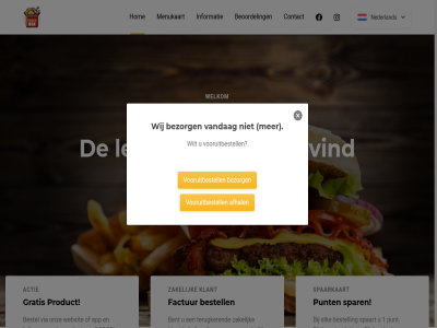 00 1 25 5 account actie afhal app bel bent beoordel bestel bestell bezorg burger contact elk factur gratis hom huidig info informatie klant korting krijg krijgt lekkerst mail menu menukaart nederland officiel onlin onz product punt snackbox spaarkaart spaart spar terugker urk v.a vandag via vind vooruitbestell websit welkom wij wilt zakelijk zodat