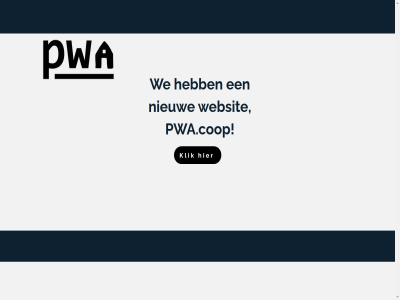 doorverwijz klik nieuw pwa pwa.coop we websit