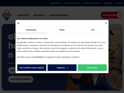 1 1967 61 aanpass acties advertenties adverter allergen analys analyser basis bestel bied boek bram brambus cadeaukaart combiner contact content cookies del derd detail direct essentiel functies gebruik gegeven handgesned hom informatie inhoud jouw kom ladag maakt media niet-essentiel nieuwtjes onlin ontvang onz partner personaliser sam services sind sit social toestan toestemm ver verstrekt verwerk verzameld we websit websiteverker weiger werk