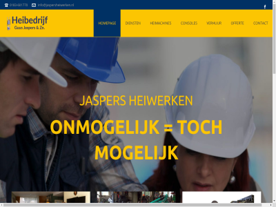 -601770 0183 2016 aanleg aanvull algemen all bat bereik bestaand bouw brugg by compressor consoles contact dienst diesel diver evenemt fcl feest funder garages generator gerenommeerd gespecialiseerd graafwerkzam grav grond hei heibedrijf heimachines heiwerk heiwerkzam hel help homepag huidig huis info info@jaspersheiwerken.nl inschakel jasper klein klus kunt lat media moeilijk mogelijk nederland nem nieuw nieuwbouw nodig offert onmog oprit plaats powered problem renovatie ruimt schur serr serres soort specialist stabiliser ten tijdelijk tuin uitbouw uitgrav verbeter verhelp verhur vervang verzak voorwaard vrijblijv war wij wilt zowel zwembad