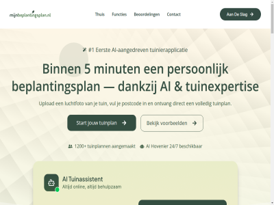 +31 1 12 1200 2 2024 24/7 3 34 5 56 6 68 78 aangedrev aangemaakt aanrader adviez afstemm ai ai-aangedrev ai-hovenier ai-ondersteund ai-technologie algemen all amsterdam antwoord bakker basis becoordel begrep bekijk beoordel beplantingsplan berg beschik bestaand binn bodem complet contact cookiebeleid creditcard dankzij direct echt eenvoud eerst eig eruit foto functies geavanceerd gebruik gecombineerd goed goedkoper handig helder hendrik hovenier huis info@mijnbeplantingsplan.nl jarenlang jarig jou jouw klant klar klimat krijg link luchtfoto mak makkelijk maria mark mijnbeplantingsplan mijnbeplantingsplan.nl minut nederland nodig ondersteund ontdek ontvang onz overzicht pas pass perfect person plaatsing plan plant plantsoort postcod prachtig praktisch precies privacybeleid professionel recht resultat rij rotterdam sceptisch slag slim snel snell sophie start stel super technologie tempo thuis traditionel transformaties transformeert transformer tuin tuinexpertis tuinierapplicatie tuinliefhebber tuinontwerp tuinplan tuinplann uitkomt upload utrecht vandag vanuit vereist verrass vertrouw verzorgtip volled vond voorbeeld voorbehoud voordel voorwaard vrag vul waarom wacht wanner we wek wens werk werkt zegg zie zien ziet zocht