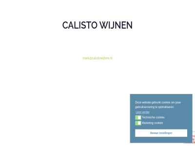 bewar calisto chiropractie cookies gebruikservar gebruikt instell jouw les link mark@calistowijnen.nl market optimaliser skip stegeman technisch verder websit wijn