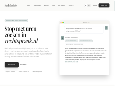 -1000 0 00 1588 2 20 200 2005 2019 2020 2026 24/7 25 27001 40 4000 4161 59 599 658 7 79 799 900.000 99041693 aangepast aansprak aanton account actualiteit advies adviez advocatuurregel ai ai-assistent ai-powered algemen alimentatiebereken all allen analyseert analytic ander antwoord app.rechthulpje.nl arbeidscontract artikel assistent au3313 automatiser avg avg-compliant bakker bedrijf beher bekijk belangrijkst beleidsregel bepaald besliss besluit bespar best besteedt bestuurdersaansprakelijkh betaalt betrouw betrouwbaarder beveil beveiligingsstandaard bewijz bewust bezwar binn binnenkort blijft blog boolean bred bron bronn bronvermeld bronverwijz btw burenrecht bw chat chatgpt combineert complex complianc compliant concessies concurrentiebed conformiteit contact controler correct daarna data databas databronn datalekmeld dedicated demo denkmodus detail direct document doe doorlop doorzoekt dossier drafter duidelijk dur ecli ecli-bronn ecli-bronvermeld ecli-bronverwijz eigendom elk en end end-to- english enkel enterpris erfgren erfrecht eu europa exclusief executiezak export faq filter formuler functies fusie gaf gebaseerd gebouwd gebruik gebruiker gebruikt gefactureerd gegevensbescherm gekoppeld geld gemist geschiedenis geschil gewon gezondheidsschad gharl goedkoper goud gratis hallucinaties handmat hel helpt hield hoogst hr huurrecht individuel informatiebeveil inlogg instructies integraties intellectueel inzicht iso j jaarlijk jar jb joost juist juridisch jurisprudentie keuz klar koopwon kost kostbar kvk legt les letselschad liever lijn lokal loopt maand maandelijk maatregel mad manager memo mer minut mis mist mogelijk multi multi-user nalat nalev nam nederland net netherland nieuw nl non non-conformiteit noodzak nooit nova nova-richtlijn omgan onbeperkt onderbouwt ondernemingsrecht ondersteun onderzoek ongevall onnod ontbind ontbreekt ontslag ontstan ontvang onz opzeg opzegtermijn opzet organisaties overeenkomst pakket pas per perfect plan pleitnota populair pow