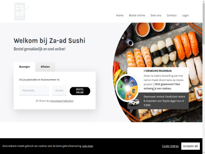 0 00 1 11.500 14 15 162 2025 23 2523 5 50 6 accepter ad af afhaaltijd afhal all aygo bekijk best bestel bestell betal bezorg bezorgd bezorgkost bezorgtijd bp by cadeau contact cookie cookies copyright daarnaast den deur dinsdag direct donderdag draai eenvoud eig eten foodticket gan gebruik gebruikservar geholp gekoz gemak geniet geslot gewonn goeverneurlan gratis hag hal hoef hom huisnummer ideal ieder jou kan klar les locatie login maakt maaltijd maand maandag mak menu menukaart mogelijk mooi officiel onlin ontvang onz postcod prijz prijzenrad rad reken setting snel stat sushi t.w.v tijd tijdstip toyota uiteraard v.a vanaf vandag veilig verlot vernieuwd vrijdag vul websit welkom wij winkel woensdag za za-ad zaterdag zin zondag zorg