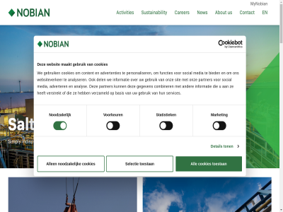 0 04/03/2026 06/05/2026 08/04/2026 1 2 2025 2026 4 600 a about activities adr advertenties adverter affordabl all allen ambition an analys analyser and animation are at backbon balanc basis be becom becomes believ bied busines by can car carbon carer cas cavern certification certified challeng chemical chemistry colleagues combiner committed companies competencies condition contact content continue contribut cookies cor del denmark detail development do efficient electrochemistry energy ensur environment essential europ european everyday executiv explain fel find first focus for frankfurt from fully functies futur gebruik gegeven germany greener gren grow healthy heritag high hom how hydrog if importanc important improv indispensabl indispensabll informatie innovat into launch leader learn leverag lif lik linkedin lives living location low maakt mak many market material media mor most mynobian netherland new nobian noodzak o offices ok on one onz opportunities our out partner personaliser pilot played plenty portfolio possibl privacy product production program progres purity raw reliabl rely report responsibility responsibl reyez rfnbo right rol rom s safer sal salt selectie services shaping simply sit sites social society start statistiek storag strengthen strong studies sustainability sustainabillity sustainabl target team term that the thing this through to today toestan toestemm toestemmingsselectie together ton transform transition transport truck ur us use used vacancies value values verstrekt vervaek verzameld voorkeur way we websit websiteverker wher why will with work work-lif world year you