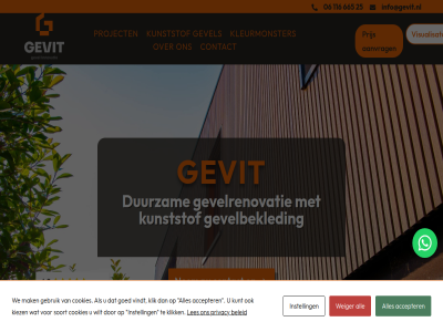 06 116 25 4.9 45 5 665 aanvrag accepter all beleid contact cookies duurzam elspet gebaseerd gebruik gevel gevelbekled gevelrenovatie gevit goed info@gevit.nl instell kiez kleurmonster klik kunststof kunt les mak monster nem onderhoud prijs privacy project review soort vindt visualisator we weiger wilt