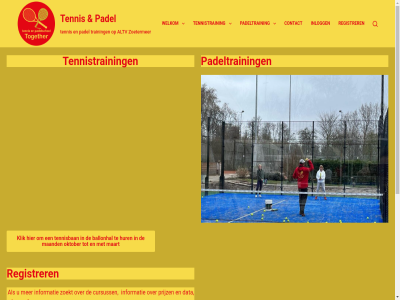 025 06 2026 242 283 50 526 84 altv andr ballonhal bell contact copyright creativethemes cursuss daarna data dient eerst esser filmbibliothek formulier ga hur informatie inlogg inzien klik kunt maand maart mos oktober onz padel padeltrain prijz registrer sit susann tennis tennisban tennistrain thema training welkom wordpres zien zoekt zoetermer