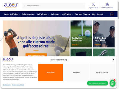 +31 -433 0 00 033 16 17 2026allgolf 30 33 3833 433 78 9 aanlever aansluit accepter accessoires account afslag afslagplat afsprak all allen allgolf apparat b bag ban bedrijfslogo bedruk bedrukt beher bekend bekijk bepaald bereik best betreft bied bijvoorbeeld blijft blog blub bordur collectie combinatie contact cookie cookiebeleid cookies copyright cour coursedress crer custom daarnaast dag dan de denk dichtbij direct doeleind draait dressing drukformat druktechniek echter een eenruiter eig el elk en en/of erik ervar ervor ex ex-voetbal familie functies functionaliteit functionel gan gat geborduurd gebruik geeft gef gegeven geslaagd gift golf golfaccessoires golfball golfban golfer golfevenement golfgift golfhandschoen golfkled golfmerk golfparaplu golfproduct golftass golfuitrust grag handdoek headcover help hom hoogwaard huizing id ideal info@allgolf.nl informatie initial international intrekt invloed item john jouw juist jurrian kantoorur krachtig kunt lat leusd levert locatie loen logo maandag maatwerk maatwerkoploss mad mail mak marker media meijer merk modell mogelijk mygolfbag nadel nam nem netwerk nl offert ongestoord ontwerp onz oog opvall organiser overzicht paraplu perfect person persoonsnam pitchfork policy praktisch priv privacy privacyverklar producent product productie promotiemiddel put raadpleg relaties relatiesport s sb schoenentas set sit slag slan specialist springt stemm stijl stijlvol surfgedrag tag technologieen tes tijden toernooi toestemm ton touch tourspeler uiting uniek vaart vacatur verder versterk verwerk voetbal volled voorkeur voorzien vrag vriend vrijdag waardor waarop wedstrijd weerstyp weiger wens wij zakelijk zichtbar zoal zoek zorg zorgt zowel