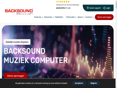 -4259888 088 1 11 2 2026 24 24/7 3 34 39 4 4.7 5 54 6 60.000 7 9 95 aanrader aansluit aanvrag about accepter achtergrondmuziek achternam actief afgestemd afspeellijst afspel afsprak all ander aneta app apparatur appl audio backoffic backsound bedrijf bedrijfsnam bedrijv beerken beinvloedt bekabeld bekijk belev bent beoordel bereik best betrouw bied binn blij blog branch branches buit buma/stemra by chat computer contact contactgegeven cookies crucial dag dagelijk defect demo demonstratie denk dezelfd diek ding direct doelgroep doorgan draagt e echt eenvoud eig eigendom elk email en energiek ervar esmee features fijn fitnes full g gat gebaseerd gebruik gebruiksvriend gegarandeerd geinstalleerd geled gemoedstoestand geschikt gestan geweld gewend goed grag gratis hal hardwar hel hemersma horeca horecaondernemer hotel ieder importer inclusief info@backsound.nl informatie inhoud installatie internet jasper johan jouw juist jullie kant kant-en-klar kantor keuz kiest klant klanttevred klar klas kom krijg l laagst lan laros legal lever liedjes locatie login luister maakt maand mag marcel mediaspeler mee meerder melanie merk meten miljoen mini mini-pc miranda mogelijk montag multirom music muziek muziek-pc muziekaanbod muziekbelev muziekcomputer muziekrecht naast nam nem net nl nummer nvpi o offert onbeperkt ondernemer onlin ontspann onz pakket partner pc per perfect plat platform positiev powered prijs privacy problem professionel programma quick remot request restaurant retail review rol roman ruimt rutjen samengesteld scherm sena servic services sfer sitemap situatie sluit snel snell softwar sonos speaker speellijst speelt spotify spotify-afspeellijst stan sted stream streamingdienst super support system tariev telefon telefoonnummer ter toegang ton top totaalpakket tv uitvalt updates uren uur veelgesteld veelzijd ven verheij verholp verschil verschill versterker versterkt via volled voordel voorluister vrag vrijblijv we websit weiger wellnes werkt werkwijz whatsapp will 