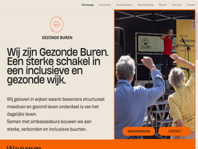 aanbieder aanbod aangehaakt activiteit ambassadeur basis begeleid bereik bereikt bestaand betrok bevordert beweg bewoner bijeenkomst blijv bouw bur buurt contact daadwerk daaruit dagelijk duurzam extra gelov gezond gezondheidsverschill homepag iederen inclusief inclusiev invester laadrempel leefstijl leefwereld lev mak mee meedoen mens minder missie nabij nieuw onderdel ontbrek onz passend person programma relaties ruimt s sam samenwerk schakel social start stemming sterk stres structurel toegankelijker vak vanuit verbeterd verbind verbond verkleint versterk vertrouw voeding vult waarin waarom we welzijn werk wij wijk wijkgericht zodat