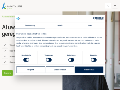 0 40 aa actief advertenties adverter all analys analyser basis bied combiner communicatie consent contact content cookies del detail ervar functies gebruik gegeven geregeld goed groep hel informatie installateur installatie jar kort lijn maakt market media nederland noodzak onz partner personaliser selectie selection services sit social statistiek techniek toestan toestemm total verstrekt verzameld voorkeur we websit websiteverker weiger