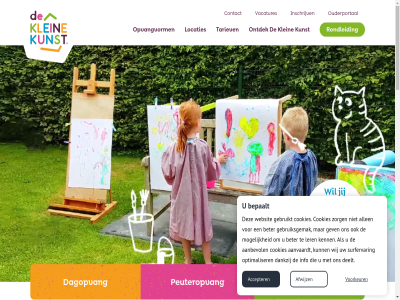 06 27916274 38 7731 aanbevol aanvaardt accepter afwijz allen bekijk bepaalt beter bso contact cookies dagopvang dankzij deelt eh elk gebruiksgemak gebruikt gev info inschrijv jij kenn kind kinderopvang@dekleinekunst.nl klein kunst kunste­nar ler locaties mogelijk omm ontdek onz optimaliser opvangvorm ouderportal peuteropvang privacy reeuwijkstrat rondleid surfervar tariev tel vacatures verklar voorkeur vrag websit werk wij zorg