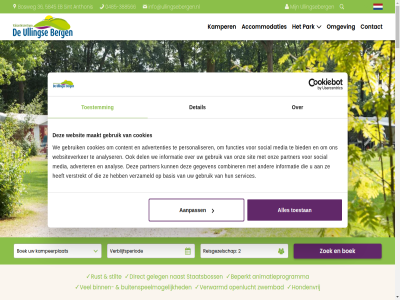 -388566 0 0485 1 1.000 10 100 12 120 14 140 2 20 2026 26 2e 3 36 39 4 5 6 7 77 8 9 a aanbod aanpass aantrek accommodatie accommodaties activiteit advertenties adverter af afwissel airtrampolin algemen all allen analys analyser animatieprogramma anthonis arrangement avondzon b ballenbak basis behoeft bekijk benieuwd bent beoordel bepaalt beperkt berg beschik bestat bezig bibliothek bied binn binnenspeeltuin blijf boek bos bos-chalet boshut boss bosweg brabant brengt brochur broodjesservic buitenspeelmog bushalt camper camping caravan chalet combiner comfort comfortplaats comfortplat contact content cookies daarbij dag dagelijk dagprogramma de del detail di direct diver do doet druk een eenvoud eig en en/of even everyleisur extra faciliteit fiet fietsend fietsfanat fotoboek functies gang gast gat gebruik gedur gegeven gehel geleg gemak geniet georganiseerd gerust geschikt gewaardeerd gezell gezinn goed grenst grenzend groen grootouder grootschal grot groter ha hal hard hart heid heidechalet heksenbom hel hierdor hondenvrij hooglanderlodges hoogt hoort huis hur i indruk info@ullingsebergen.nl informatie ingericht inschrijv jar jong kampeerplaats kampeerplat kamper kent keuz kiez kinder kinderchalet kinderveldjes kom komend kop krijg kunt laantj lang les lodg loger luister lux m m2 ma maakt maand media meld mens middag minimal mog mooi naast natur natuurchalet natuurgebied natuurliefhebber natuurpoort nem nieuw nieuwsbrief ochtend ok omgev oneind ontdek onz openingstijd openlucht ophal overdekt park partner per person personaliser petto plaats plat plattegrond praktijk priv privacy prive-sanitair privesanitair proef recreatieprogramma recrer reisgezelschap reken reserveringssystem restaurant rond ruimer ruimt rust rustig rustliefhebber sanitair sanitairgebouw schitter seizoen senior services sfer sint sit slecht slogan snackbar snel social speelruimt staatsbosbeher staatsboss standaardplat stilt t/m tariev tennisban tent terras tien tijden toe toestan toestemm tussenuit