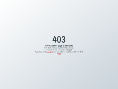 31.220.87.60 403 5747839 a acces and be believ blocked cannot check for forbid id if incident it logged mistak nhws ninjafirewall pag pleas processed reason request restricted security sorry the this to with you your
