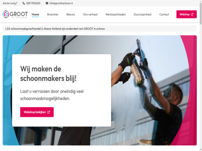 085 40 7920220 aantal abeco acties actuel advies adviser adviseur afsprak algemen all assortiment bedrijv bekijk bel belooft bergsma bericht beschik beschikt best bestell bied blij blijf branches broekhuiz bundel central coevord communicatie complet constant contact coolmind dagelijk dekker del doet duurzam e e-mail echt eerst eig elburg enthousiast ergen ergonomie ervar ervor et expert expertis gan gat gehel geld gepast gespecialiseerd gevel gevoed gewenst gezamen grag grot harry hecht hel helder help henry holland hom hoogt hulpmaterial hygien ieder info@grootinschoon.nl inricht inschrijv inventariser jar jouw juist kamminga kennis kiez kijk klar kom kracht krijgt kund kwaliteit lang lat leeuward leisur les leverancier lsg maand machin machinemerk mail mak markt martin mat material medewerker mee meest method middel moment nam nieuw nieuwsbrief nodig nog o.a onderdel onderwerp oneind ontvang ontwikkel onz oploss opnem order organisatie organisaties overkoepel parat pas passend person product ram recht reinig reinigingsproduct retour richard rondom ruimt sam samenwerk sanitair schon schoonmaakgroothandel schoonmaakmog schoonmaakvak schoonmak schoonmaker schrijf specialistisch stan sterker stur sw tak tal team transparant trot uitdag vakmanschap vanuit verbind verhal verkop verrass verstur vertrouw verwerk vloeronderhoud voorbehoud voorkom vraagstuk vrag vrijblijv waard wass we webshop werkvloer werkzam wes wij zegg zer zoal zorg zorggerelateerd zorgt