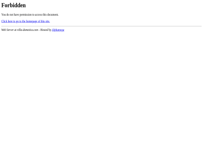 403 acces alphamega at by click do document forbid go hav her homepag hosted not permission server sit the this to villa-domotica.com web you