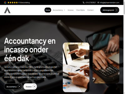 +31 /beoordeling 1087 114 2025 27383827 4.9 6 88196461 aangift aanpak aanspreekpunt accountancy accountant administratie administratiev advies adviesgesprek adviser afsprak algemen all allen alpha amsterdam balan bedrijf bedrijfsstructur beeld begeleid begint begrijp behoeft behoudt belastingadvies belastingadviseur belastingdruk benader benaderd bent beoordel besliss betaald betrouw bewust bied bijbehor bijhoud blijft blijv boekhoud boekhoudkund breng btw bv cijfer combinatie combiner communicatie complet complexiteit contact continuiteit control correct daarnaast dak dankzij dat debiteur denk detail dienst dienstverlen dijk direct directeur doelgroep doordacht dowb duidelijk een eenmanszak efficient eis enorm ervor financieel financiel fiscal focus gat gedetailleerd gehel geholp geintegreerd gelov gemaakt geminimaliseerd gerust geschikt gespecialiseerd gestructureerd gev gezond grag grip groei grot groter hart helder help herken hierdor holding hom hulp incasso incassodienstverlen inclusief info info@alphaamsterdam.com ingericht inkomensbelast inkomstenbelast inricht inzicht jaaropgav jaarreken jans jeroen kennis keuzes kiez kijkt klar klein kunt la lang lever loonadministratie loonstrok maatwerk mak manager mariek mat medewerker mee meest menu mogelijk nem nodig omvat ondernem ondernemingsstructur ondersteun ondersteunt ontstat onz oog openstaand oplever oploss opstell optimal optimaliser overzicht pampuslan particulier partner perfect person plan positie praktisch professionel rapportages recht resultat richt rust s salarisadministratie samenhang sander serieuz situatie slimm specifiek sprek stabiliteit stell tak tal termijn tijdig to tuss uitbested uitdag uitleg uitstral up up-to-dat vakjargon vennootschapsbelast verbind verder verrass verschil versnipper verzorg voel vof voldoen volled voorbehoud voordel voorkomt voorwaard vorder vries waarom war we weloverwog werk werkt wettelijk wij zakelijk zeker zodat zoek zorg zorgt zowel zzp