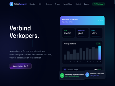 +12 +32 +8 +847 0 1 10.000 100k 156 2 2026 24 24.5 24/7 3 45 5 50.000 6 8 847 90 99.2 99682397 a actiev admin algemen all alles-in-en amazon amsterdam analytic anna api automatiser automatiseringsplatform autopart beautybox bedrijf bestell binn blog bol bol.com bookstor busines cijfer commerc connect contact cookiebeleid d dag dashboard dienst doc e e-commerc een electroworld elk emma enterpris enterprise-grad f fashionhub g gadgetzon geautomatiseerd gebouwd gesynchroniseerd getransformeerd geupload gevestigd gewonn grad groei grot handwerk honderd integratie integraties j jan jouw juridisch k klant koopblok kvk listing lucas m maand maria mark marktplat merk minder minut modern n nem nina niveau nooit nummer o omzet ondernemer ontdek onz operaties out p per petsupplies pieter platform plek precisie premium prestaties prijz privacybeleid product reageert real real-tim recht s scal scale-up schal scroll seller sellerconnect sellerconnect.nl slag slap slecht sneller softwar startup stock succespercentag succesverhal support synchroniser t team techstor terwijl tijd tilt tim up uur verbind verbond verkop verkoper verwerk volgend volled voorbehoud voorraadbeher voorrad voorwaard we wek werk werkt whatsapp winkelbeher workflow