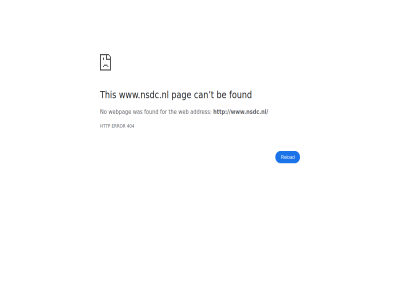 404 addres be can error for found http no pag reload t the this web webpag www.nsdc.nl