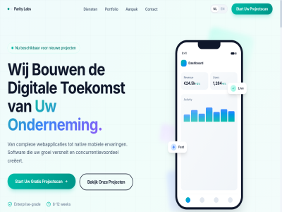 +12 +8 -12 1 2 24.5 284 41 8 9 aanpak activity amsterdam aws bekijk beschik bouw bureau complex concurrentievoordel contact creeert dashboard development dienst digital direct docker enterpris enterprise-grad ervar fast flutter go grad gratis groei info@paritylabs.nl k kubernetes lab lever liv mobiel nativ navigatie netherland next.js nieuw nl node.js ondernem onz p parity partner portfolio postgresql project projectscan python revenue schaalt softwar start tensorflow toekomst typescript user versnelt webapplicaties wek wij