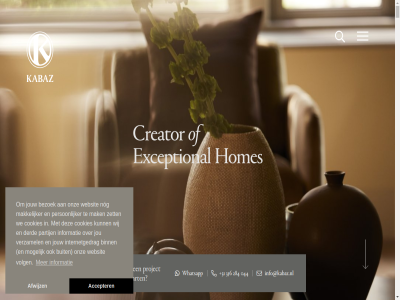 +31 044 1 2 284 3 356 4 5 6 accepter afwijz architectenbureau bezoek binn buit cookies creator derd exceptional full hom homes info@kabaz.nl informatie interes interieur internetgedrag jou jouw kabaz mak makkelijker mogelijk nl nog onz partij persoonlijker project servic start verzamel volg we websit whatsapp wij zet