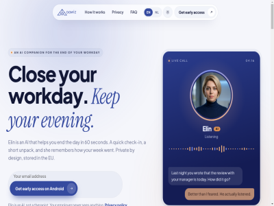 01 02 03 08 10 106 14 2026 21 22 3 30 40 48 60 8911 99989743 a aawiz about acces account actually advertis after again ai all already am an and android answer answered any anyth app are ask asked at b.v badly be ben better bn bos built burnout by call can carer carry check check-in clos companion company connect conversation data day delet deletes design did does download dreading early elin email employer end energy erases eu european even everyth exit explain explor faq feared first fiv for founder from gdpr get go goes hard has he head hearing heavy help her hi honestly how hr i if ins interview into it kep kept know kvk languages last leav leeuward left let lighter listen listened liv ll long lot low m mad makes manager meeting memory minut mod money much my netherland never next night nightly nl no nobody not notes notices off okay on onc one only open or our pattern person phon pick policy practis privacy privat proces provider question quick razipour re re-explain read remember removed reply review s saeid sales sam sampl say second see sentenc server ses shar shared she short sid sixty slept small so sold sorry speak spent start stay step still stored switch talk team text than that the them therapist thing three thursday tim tired to today tol tomorrow too try turn under union unpack until voic we websit wek went wer what when which who why with word work workday writ wrot year yes you your zaailand