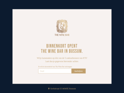 5 75 achter bar binnenkort bussum cadeaubonn een gegeven hieronder inschrijv kansmak lat nieuwsbrief ontvang opent the win