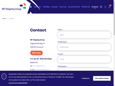 +31 11 14 2 2026 39 596 63 633 86 911 9930 9936 ab achternam actueel algemen bent bh box communication@mfgroup.nl contact contact@mfgroup.nl cookies delfzijl dienst disclaimer duurzam e e-mail facebok farmsum gegev gegeven group hogelandsterweg hom hoogt instagram kies klikt lez linkedin mail manier mf nam nederland nem netherland omgan onz p.o per plan privacy privacyverklar rout shar shipping sitemap tal tel the typ verklaart verwerk verzend vlootlijst volg voordat voorwaard vraag/opmerking waarop werk wij woonplat youtub zoal zoek