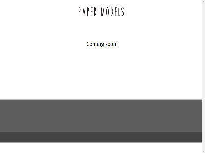 coming papermodel son