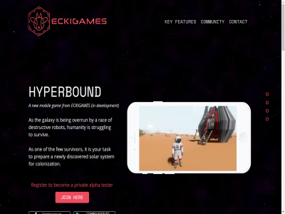 3d a alpha amount an and android around as bas becom build colonization community contact development discovered eckigames eye features few for freely from gadget gam gather her hom hyperbound ios it join kep key mighty mobil new newly on one os our oxyg planet power prepar privat register releas resources roam scheduled seamlessly select solar spac spaceship submit survivor system task technologies tester the this though to travel ultimat unlock us using vast year your