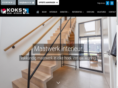 013 06 12 13 20 23 507 5131 61 84 86 aanvrag advies afsprak algemen all alph bedrijf bedrijfsbuss bedrijfspand belseban benieuwd beschik betonbouw betrouw bijgedrag binn bouw bouwproject car cnc communicatie complet contact copyright daarnaast dakopbouw deskund detail dienst eig ervar familiebedrijf fijn format freesmachin ga gat gecertificeerd gedekt gef generaties gerelateerd ideeen info@koks-b-i.nl informatie ingericht inhoud interieur interieurbouw interieurtimmermann jar jeroen kantelijmer kantoorruimt kennis keurmerk kijkj kok koks-b-i.nl kunt kwaliteit lang leverancier m maakt maatwerk machines manier mat materieel medewerker meest mens meubelmaker mogelijk nauw nb nem nieuwbouw nodig offert offerteformulier onderaannemer onderstaand onlin onz oog oorsprong open pagina ph prachtig product professionel project realisatie realiseert referenties renovatie retailbouw s samenwerk snel stat t team tientall uitbouw uiteenlop utiliteitsbouw v.c.a vacatures vakbekwam vakmanschap vast vel verbouw vertal verwacht verzeker via vier volg volled voorzien waaronder war we wens werk werkplat werkwijz werkzam wij www.vanboxtelreclame.nl zaagmachines zorg