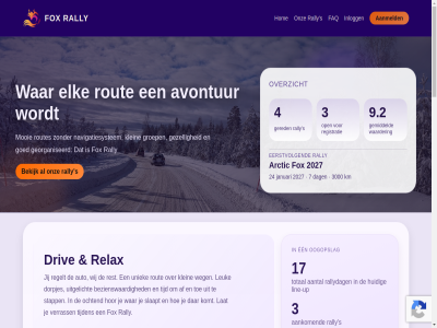 10 14 17 2 20 2026 2027 24 2400 3 3000 350 4 7 8 9.2 aankom aankond aanmeld aantal af algemen alwer amersfoort arctic auto autorally avontur barrel bekijk belef bezienswaard buurt celtic contact copyright craic dag detail dorpjes driv dwal editie een eerstvolg elk episch europa faq fox foxrally.nl ga gan gemiddeld georganiseerd gered gezell goed groep hom hor hotel huidig ier ierland inbox info inlogg inmiddel inschrijv instagram januari jij juli kant kastel klassieker klein km komt laatst landschapp langer lat leprechaun leuk lin line-up magisch mee mei mooi mooist navigatiesystem nederland nieuwsbrief noorweg ochtend ontdek ontvang onz oogopslag open opgan orang overzicht plek poolcirkel praktisch princip privacybeleid pub rally rally-updates rallydag rallymoment rechtstrek regelt registratie reis relax rest rijd roadtrip rond rout routes s sam scandinavie schrijf slaapt sneeuw stapp start team tijd tijden toe total tweedag uiteraard uitgelicht uniek up updates verass verder verrass vierd volg volgen voorwaard vroeg waarder war we weg welk wij winter zing zoek zwed