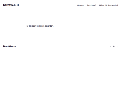 bericht directwash.nl facebok ga gevond inhoud instagram resultat welkom x