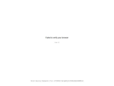 -6 1775464522 21 browser checkpoint cod elywpf6st4x74h60zks9w4jhbdr8lnz failed fra1 security to vercel verify your