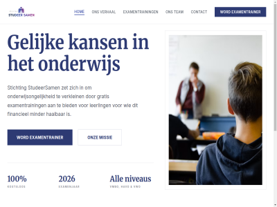 100 2026 42024853 all bied contact examenjar examentrain examentrainer financieel gelijk gratis haalbar havo hom informatie instell inzet kans kostelos kosteloz kvk leerling maatschapp middel minder missie navigatie niveaus onderwijs onderwijsong onz recht stichting studeersam team training verhal verklein vmbo volg voorbehoud vwo word zet