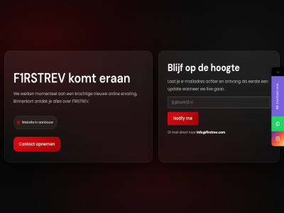 aanbouw achter auto blijf contact direct e e-mailadres eerst eran f1rstrev gan hoogt info@f1rstrev.com inruil instagram komt kop lat liv mail mailadres notify ontvang opnem s updat verkop wanner we websit whatsapp