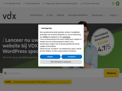 /5 0 20 4.7 5/5 7 99 aangegev aanpass accepter actie afwijz beoordeeld cookiebeleid dag de domeinnam e e-mail eerst gan gebruik gemak gemiddeld gev gratis i.c.m informatie jar kennisgev knop lancer mail managed meting nederland nieuw nl onlin oploss per specialist support tevred toestemm uitmunt vdx vertrouwd websit wek wordpres