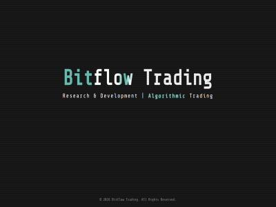 2026 algorithmic all bit bitflow development flow research reserved right trading